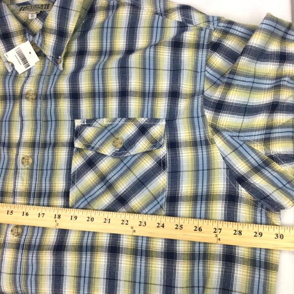 Duluth Trading Co Men's Plaid Flap Pockets Oxford Button Down Casual Shirt 3XL - Picture 11 of 13